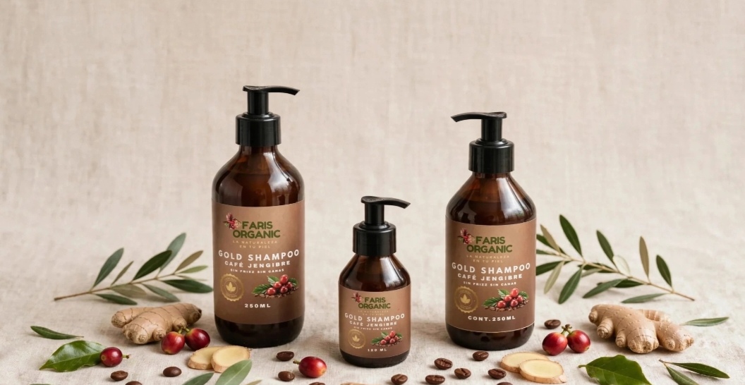GOLD SHAMPOO CAFÉ JENGIBRE