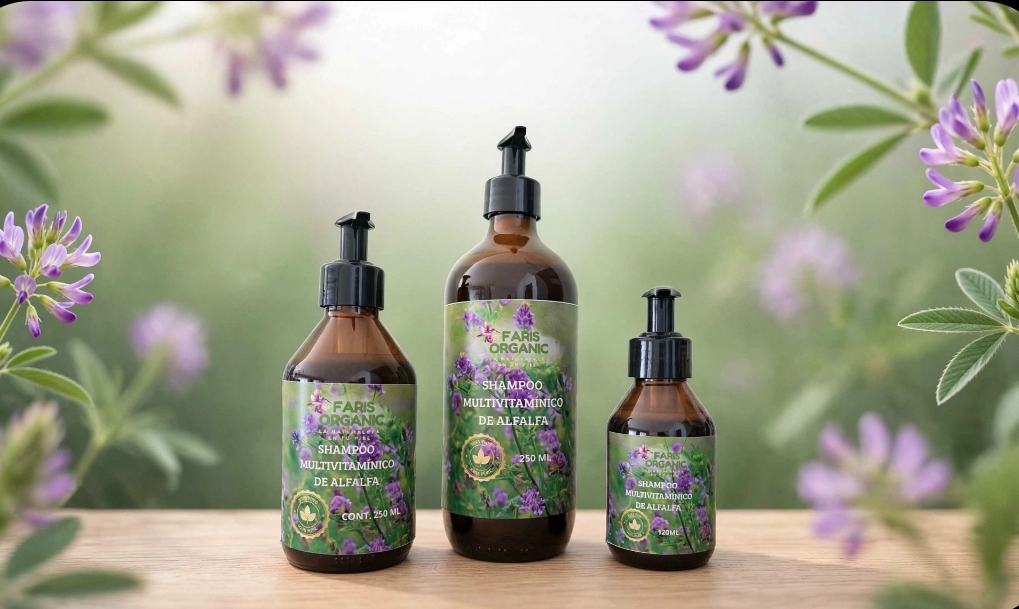 SHAMPOO DE  HERBAL DE ALFALFA